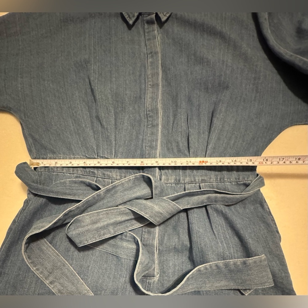 NEW VICI Apple Picking Denim Balloon Sleeve Shorts
Romper Cotton Blend Size L - Picture 11 of 14